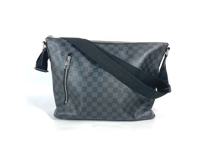 Borsa a tracolla Mick MM Damier Graphite di Louis Vuitton Nero - vista 2