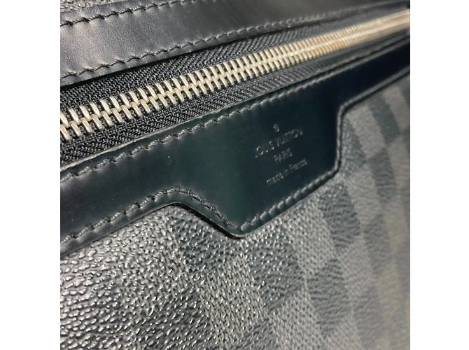 Borsa a tracolla Mick MM Damier Graphite di Louis Vuitton Nero - vista 6