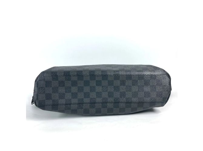 Borsa a tracolla Mick MM Damier Graphite di Louis Vuitton Nero - vista 7
