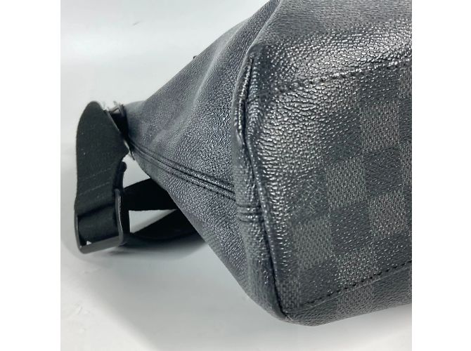 Borsa a tracolla Mick MM Damier Graphite di Louis Vuitton Nero - vista 8