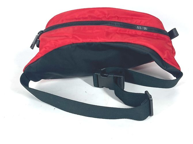 Borsa a spalla incrociata Versace Bianco Rosso - vista 2