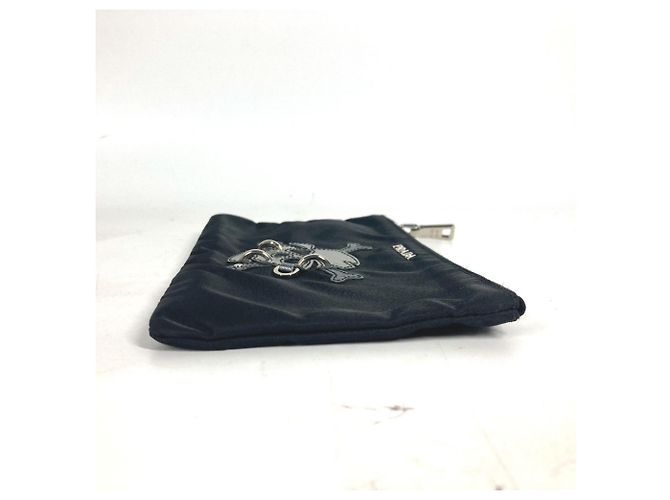 Pochette per trucco in nylon nero Prada 2M1214 - vista 3