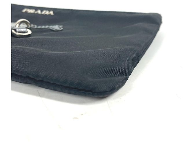 Pochette per trucco in nylon nero Prada 2M1214 - vista 6