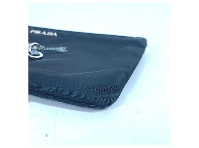Pochette per trucco in nylon nero Prada 2M1214 - vista 8