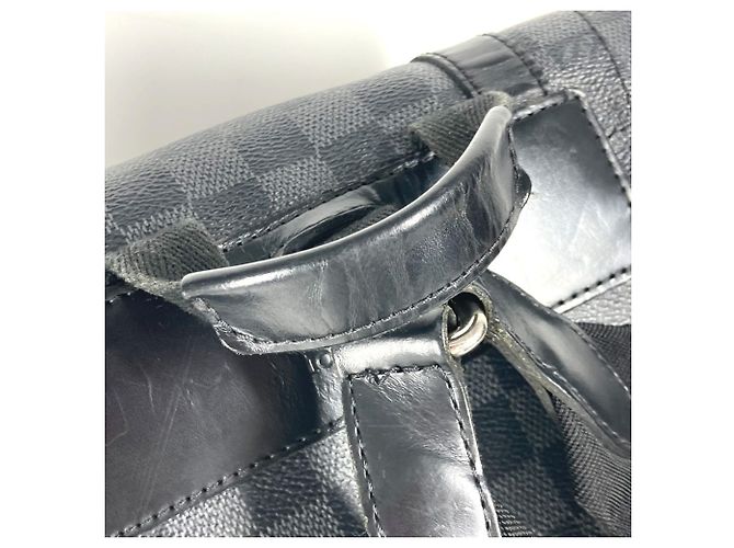Louis Vuitton Damier Graphite Christopher MM Rucksack Schwarz - Ansicht 10