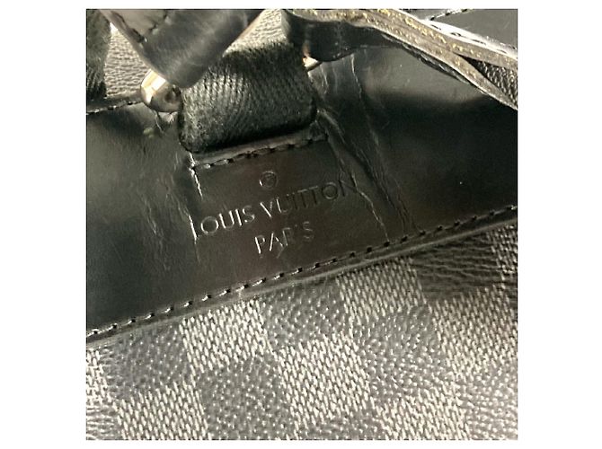 Louis Vuitton Damier Graphite Christopher MM Rucksack Schwarz - Ansicht 12
