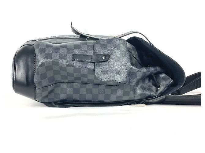 Louis Vuitton Damier Graphite Christopher MM Rucksack Schwarz - Ansicht 3