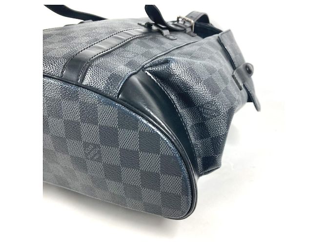 Louis Vuitton Damier Graphite Christopher MM Rucksack Schwarz - Ansicht 6