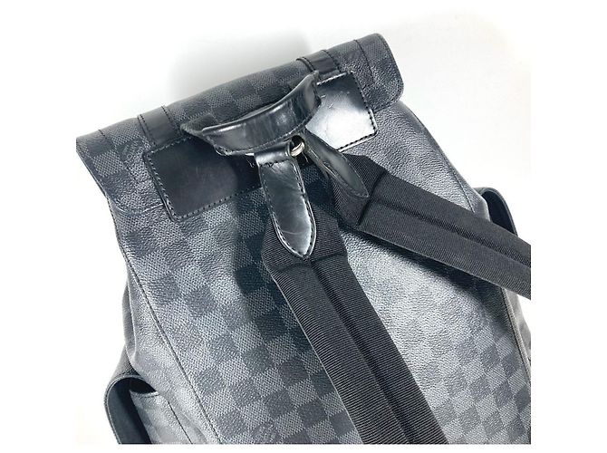 Louis Vuitton Damier Graphite Christopher MM Rucksack Schwarz - Ansicht 9