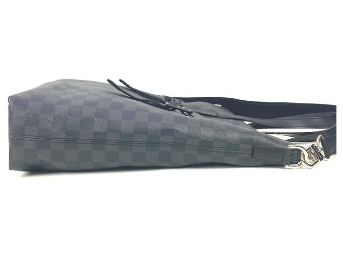 Borsa a tracolla Louis Vuitton Damier Graphite Skyline Nero - vista 4