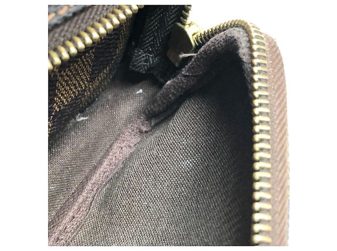 Marsupio in tela Damier Louis Vuitton Marrone Damier ebene - vista 11