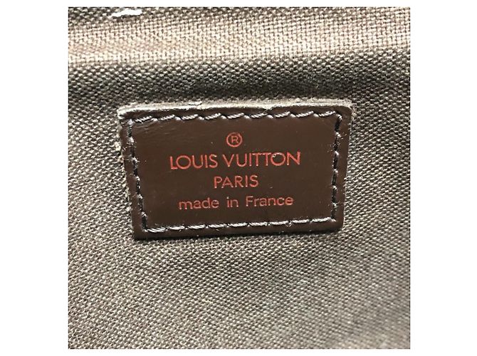 Marsupio in tela Damier Louis Vuitton Marrone Damier ebene - vista 12