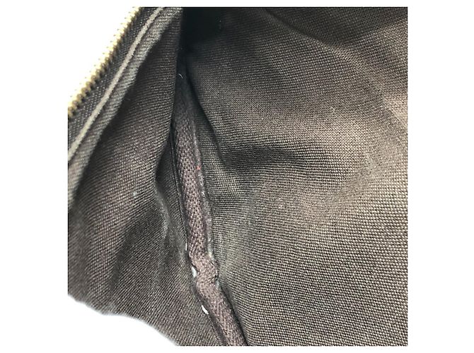 Marsupio in tela Damier Louis Vuitton Marrone Damier ebene - vista 13