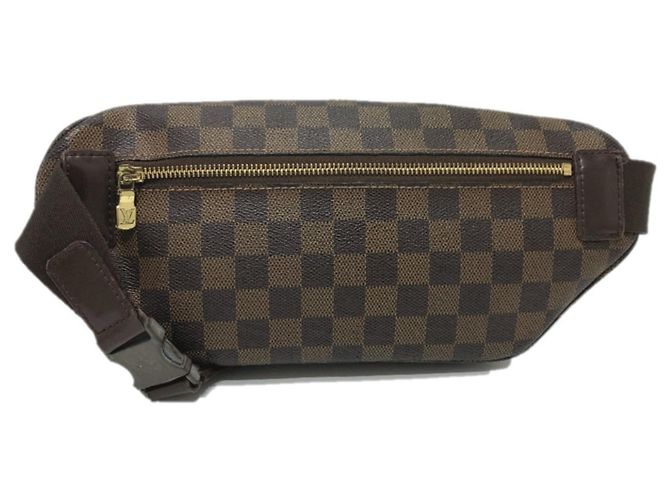 Marsupio in tela Damier Louis Vuitton Marrone Damier ebene - vista 2
