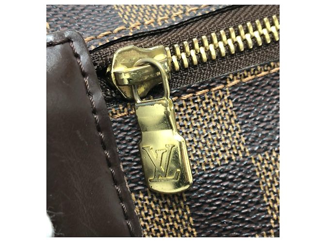 Marsupio in tela Damier Louis Vuitton Marrone Damier ebene - vista 7