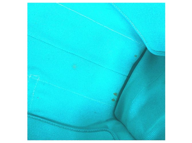 Tiffany & Co. Blaue Canvas-Handtasche - Ansicht 16