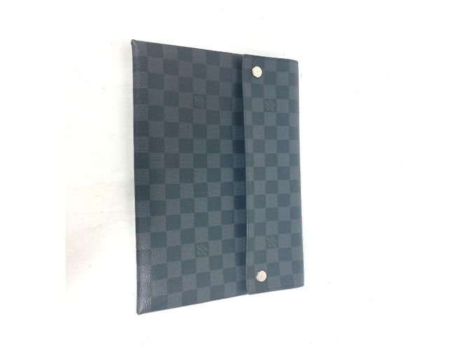 Set di borse Louis Vuitton Damier Graphite Alpha Triple Pouch Nero - vista 13