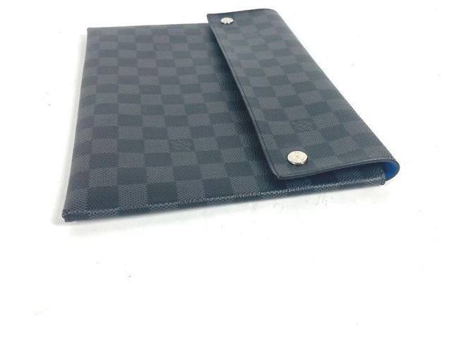 Set di borse Louis Vuitton Damier Graphite Alpha Triple Pouch Nero - vista 3