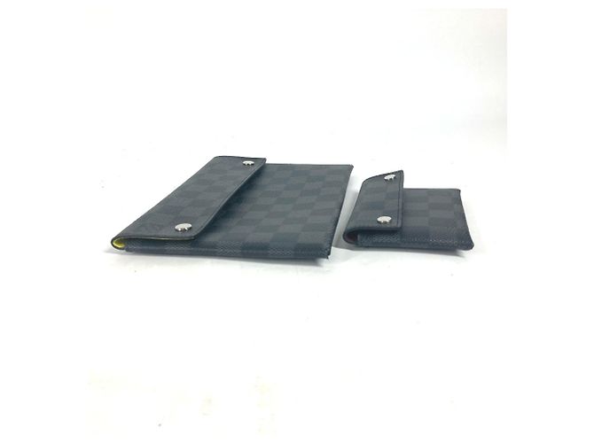 Set di borse Louis Vuitton Damier Graphite Alpha Triple Pouch Nero - vista 7