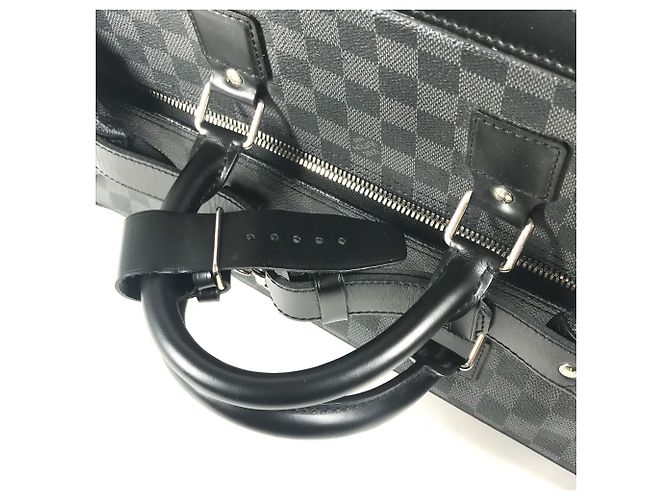 Louis Vuitton Damier Graphite Grimo Travel Bag Black - view 11