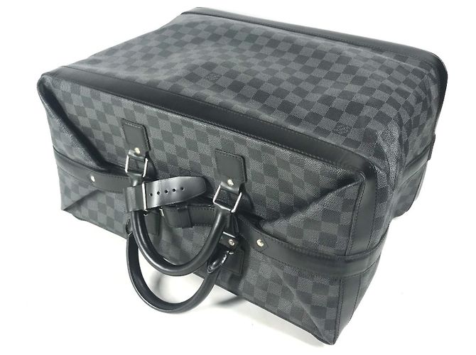 Louis Vuitton Damier Graphite Grimo Travel Bag Black - view 6