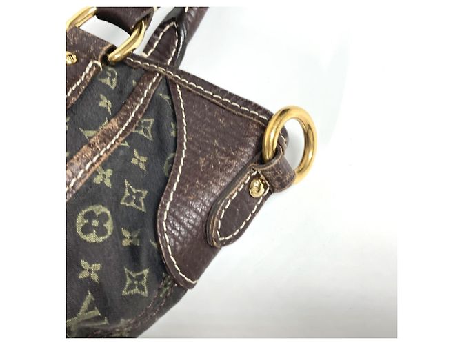 Borsa a tracolla Anjou 2WAY Mini Lin Monogram Louis Vuitton Marrone - vista 12