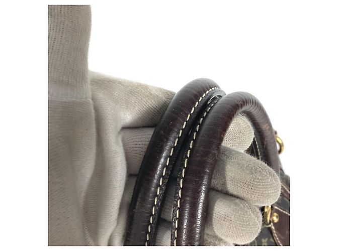 Borsa a tracolla Anjou 2WAY Mini Lin Monogram Louis Vuitton Marrone - vista 13