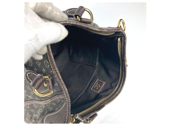 Borsa a tracolla Anjou 2WAY Mini Lin Monogram Louis Vuitton Marrone - vista 14