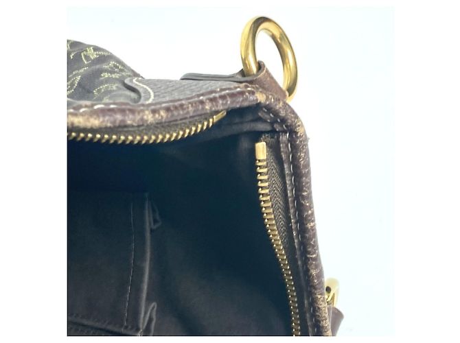 Borsa a tracolla Anjou 2WAY Mini Lin Monogram Louis Vuitton Marrone - vista 16