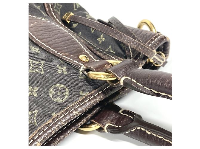 Borsa a tracolla Anjou 2WAY Mini Lin Monogram Louis Vuitton Marrone - vista 7