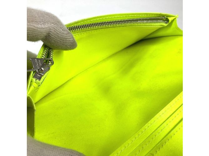 Cartera Larga Brazza Damier Infini Louis Vuitton Amarillo - vista 13
