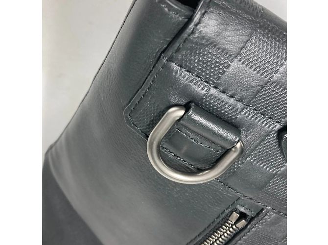Borsa Loft Damier Infini Louis Vuitton Nero - vista 11
