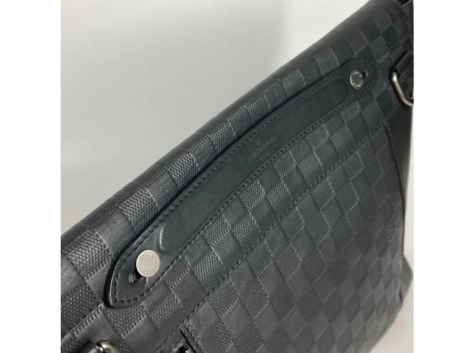Borsa Loft Damier Infini Louis Vuitton Nero - vista 12