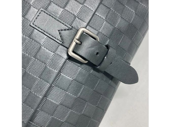 Borsa Loft Damier Infini Louis Vuitton Nero - vista 9