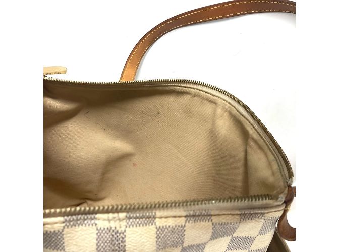 Borsa Tote Louis Vuitton Damier Azur Totally PM Bianco - vista 15