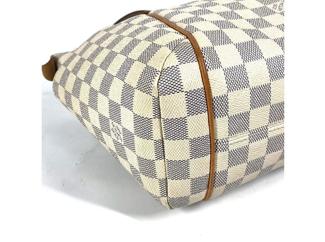 Borsa Tote Louis Vuitton Damier Azur Totally PM Bianco - vista 7