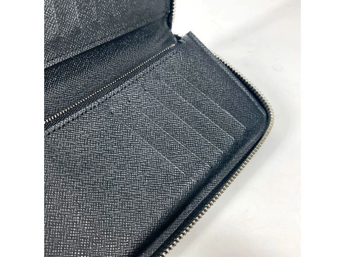 Louis Vuitton Damier Graphite Long Wallet Black - view 12