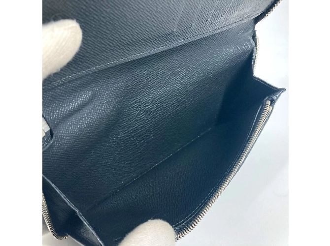 Louis Vuitton Damier Graphite Long Wallet Black - view 13