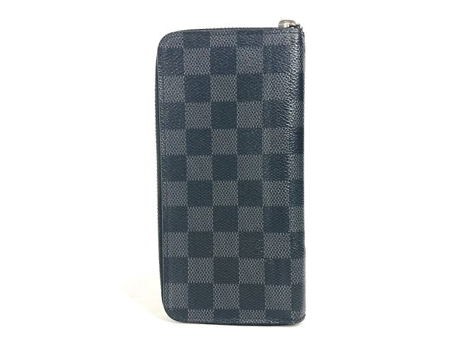Louis Vuitton Damier Graphite Long Wallet Black - view 2