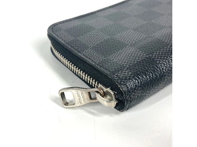 Louis Vuitton Damier Graphite Long Wallet Black - view 5