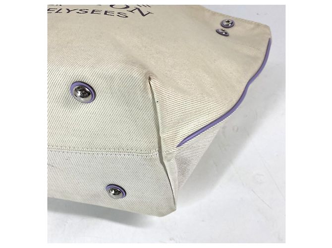 Borsa a tracolla Cabas MM Double Zip della Collezione Estiva Louis Vuitton Beige Porpora - vista 10
