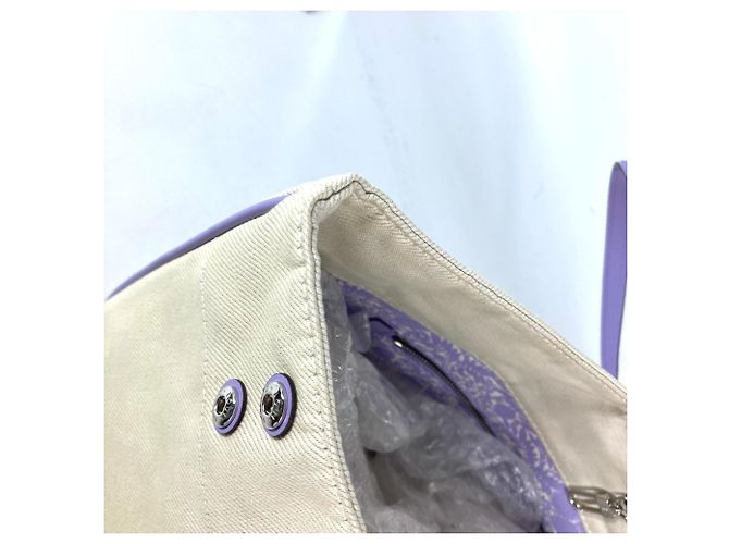 Borsa a tracolla Cabas MM Double Zip della Collezione Estiva Louis Vuitton Beige Porpora - vista 12