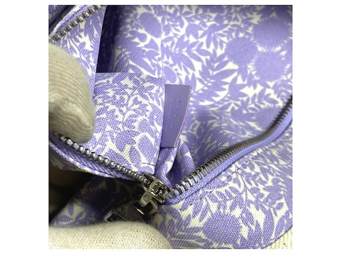 Borsa a tracolla Cabas MM Double Zip della Collezione Estiva Louis Vuitton Beige Porpora - vista 18