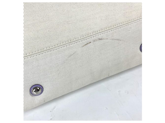 Borsa a tracolla Cabas MM Double Zip della Collezione Estiva Louis Vuitton Beige Porpora - vista 8
