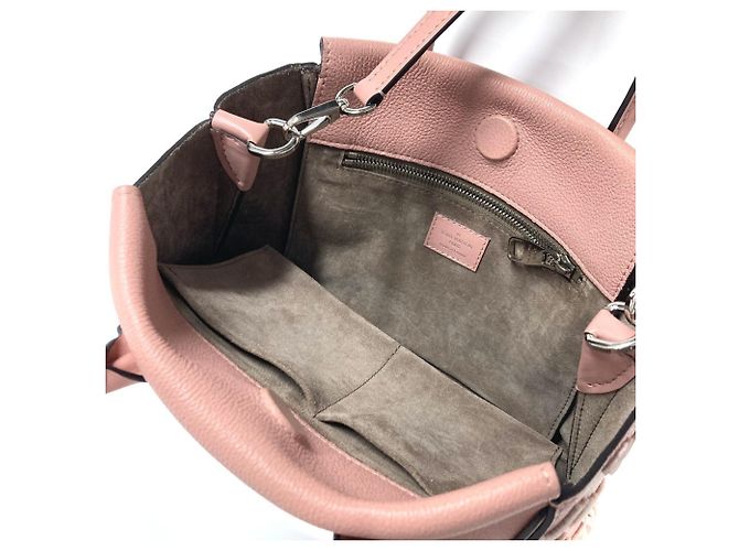 Borsa tote in velluto Monogram Louis Vuitton Rosa - vista 12