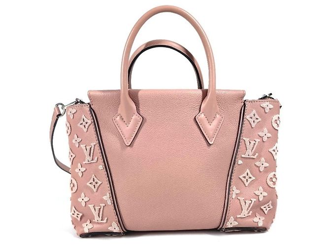 Borsa tote in velluto Monogram Louis Vuitton Rosa - vista 2
