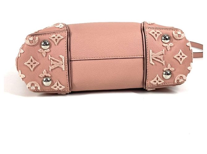 Borsa tote in velluto Monogram Louis Vuitton Rosa - vista 5