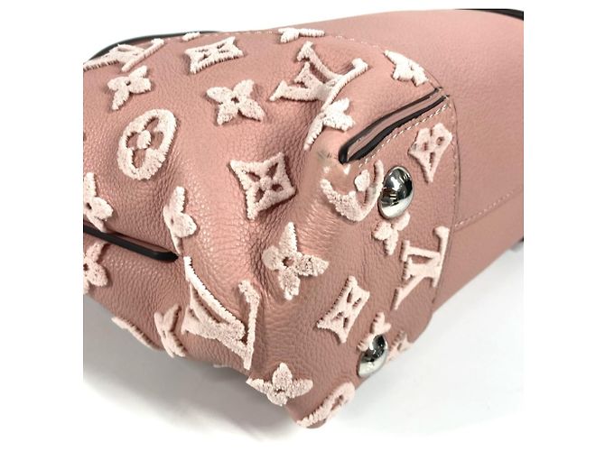 Borsa tote in velluto Monogram Louis Vuitton Rosa - vista 7