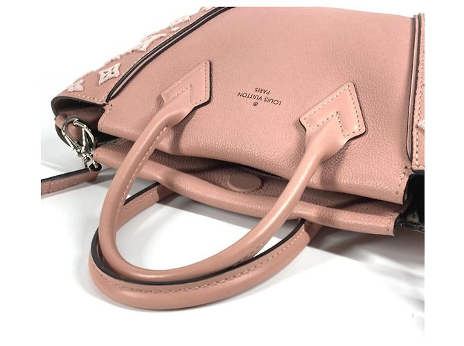 Borsa tote in velluto Monogram Louis Vuitton Rosa - vista 9