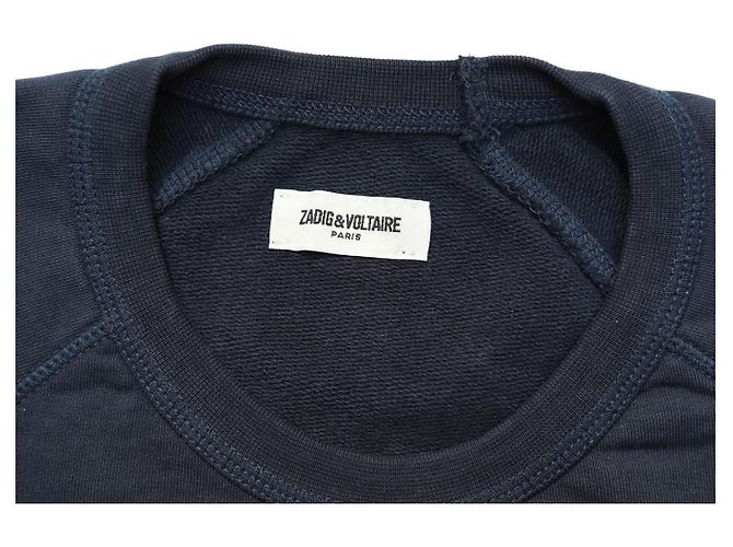 Felpa Zadig & Voltaire Blu e Rossa Sunshine - vista 3